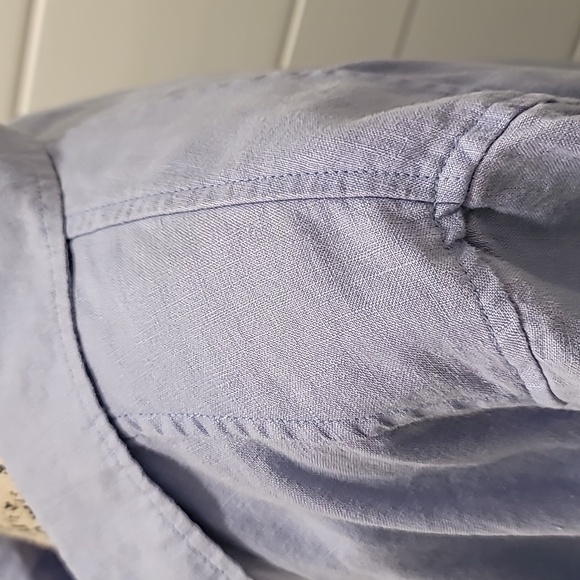 Bridgewater Studio Linen Blouse with Tank Top - Picture 4 of 11